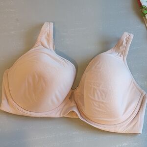 ThirdLove Bra 24/7 Cotton Plunge Nude Pima Cotton size 42E